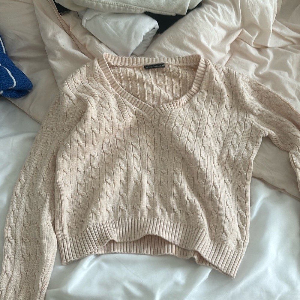 Brandy Melville size small light pink sweater